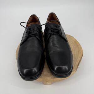 G-Defy Mens Martin Oxford Dress Shoes 12 Black Leather Orthotic Classic